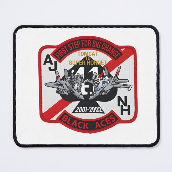 Item preview, VFA-41 "Black Aces" Aircraft Transition Patch (Tomcat to Super Hornet) designed and sold by CharlieDesings.