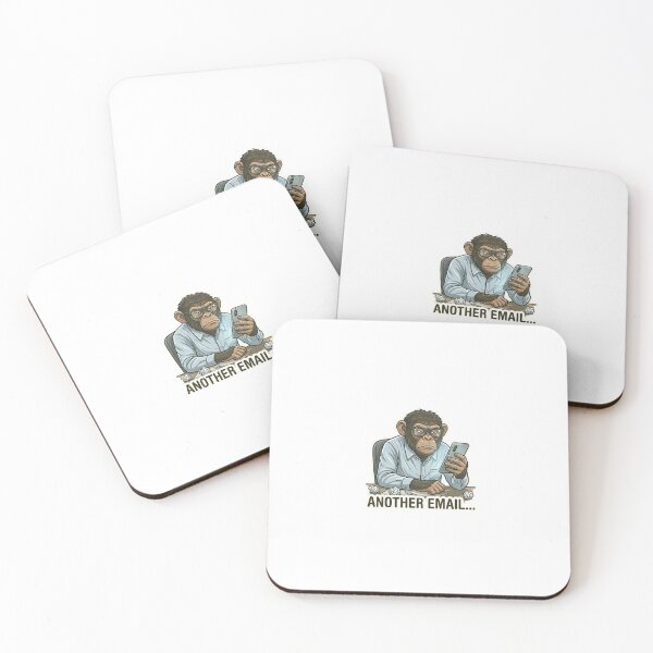 Item preview, Another Email Monkey Sticker | Office Meme | Work Inbox Humor designed and sold by Newkidshub.