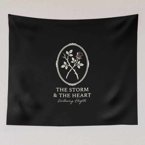 Item preview, The Storm And The Heart Wuthering Heights Rose Design designed and sold by Fenay Designs.