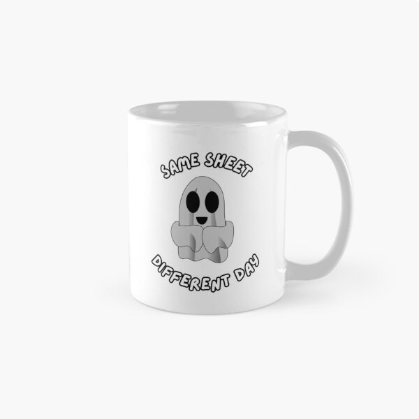 Item preview, Same Sheet, Different Day Ghost Humor designed and sold by DesignsbyDustin.