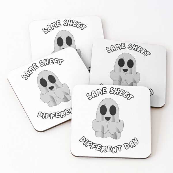 Item preview, Same Sheet, Different Day Ghost Humor designed and sold by DesignsbyDustin.
