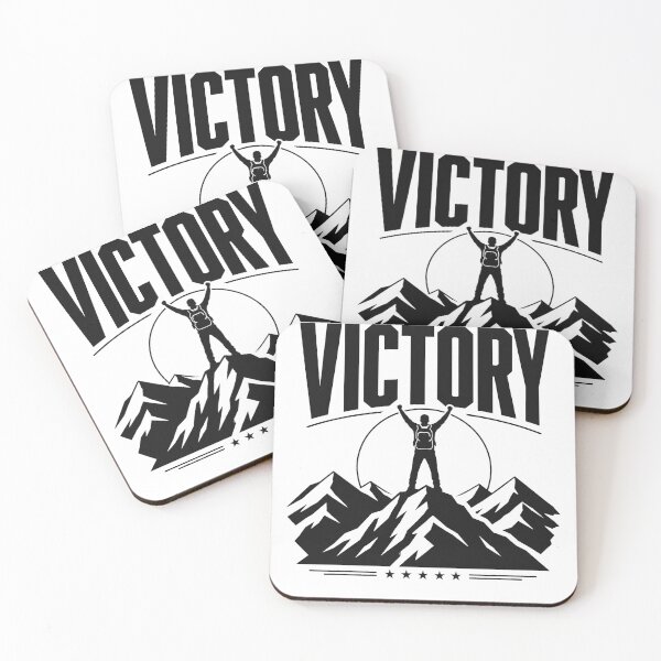 Item preview, Victory Mountain Motivational Graphic Design designed and sold by ViewandShop.