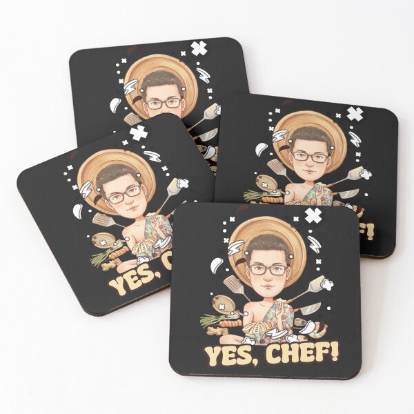 Item preview, Yes Chef!-Cool Chet Art with Cooking Tools designed and sold by NS Studio.