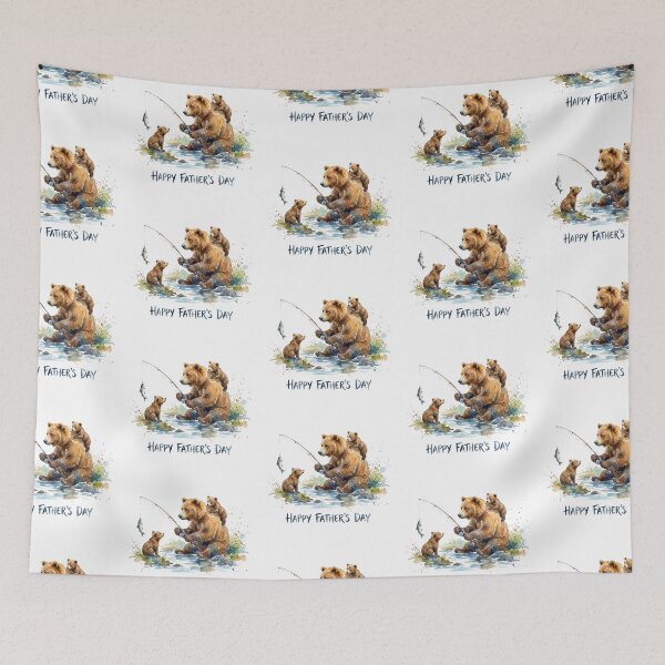 Item preview, Fishing Bears designed and sold by Roy & Tiffany.