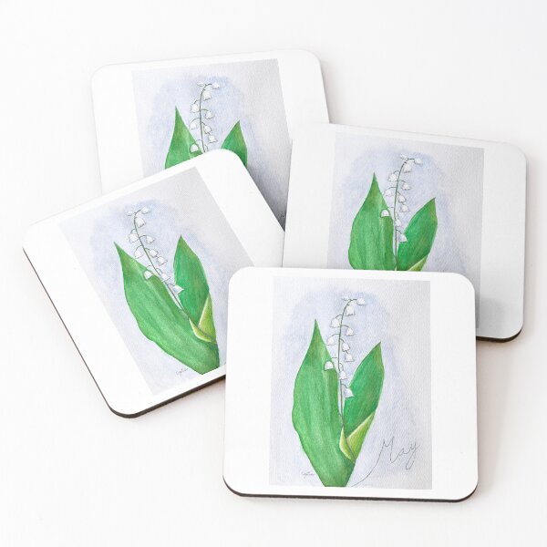 Item preview, Spring - May Watercolor Flower - Lily of the Valley: Joy designed and sold by MiniRadiance.