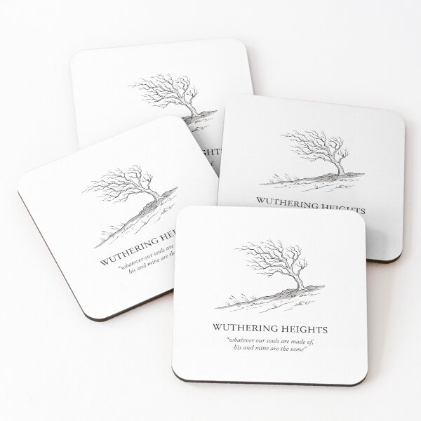 Item preview, Wuthering Heights Souls Quote Windswept Tree Design designed and sold by Fenay Designs.