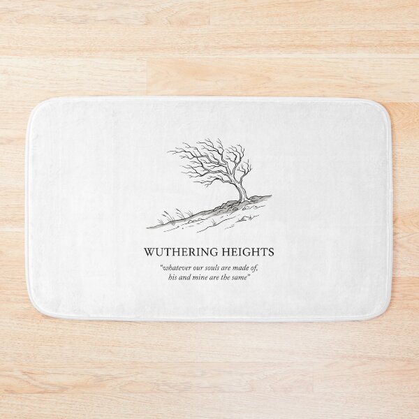 Item preview, Wuthering Heights Souls Quote Windswept Tree Design designed and sold by Fenay Designs.