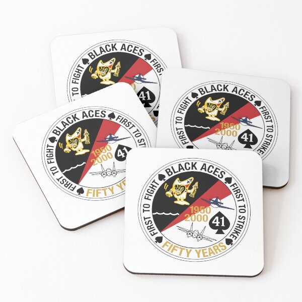 Item preview, VFA-41 "Black Aces" 50th Anniversary Commemorative Patch designed and sold by CharlieDesings.