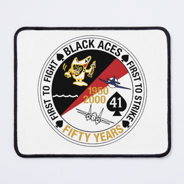 Item preview, VFA-41 "Black Aces" 50th Anniversary Commemorative Patch designed and sold by CharlieDesings.