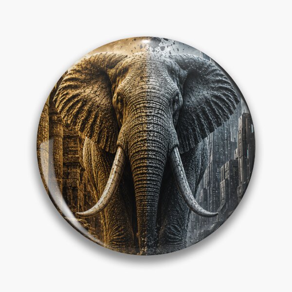 Item preview, Systems Architect Elephant Principles Industrial Tech Founder Wall Art designed and sold by SavannaStrikes.