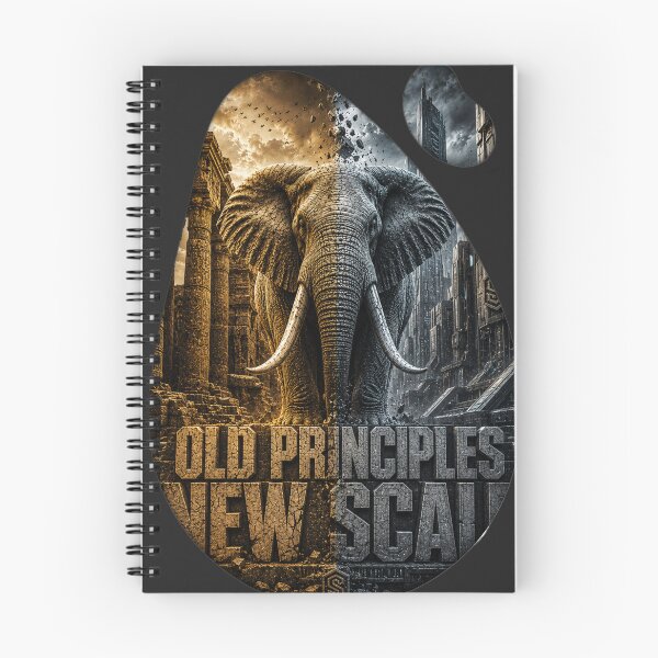 Item preview, Systems Architect Elephant Principles Industrial Tech Founder Wall Art designed and sold by SavannaStrikes.