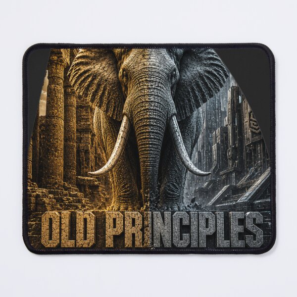 Item preview, Systems Architect Elephant Principles Industrial Tech Founder Wall Art designed and sold by SavannaStrikes.