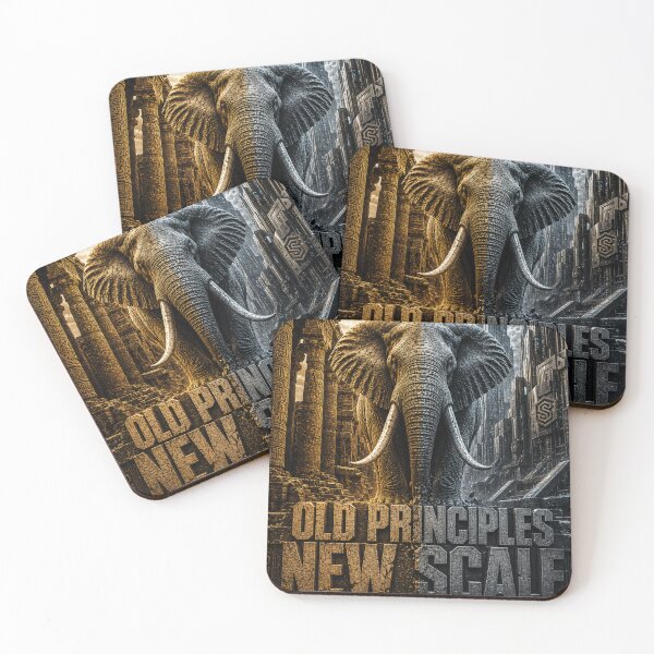 Item preview, Systems Architect Elephant Principles Industrial Tech Founder Wall Art designed and sold by SavannaStrikes.