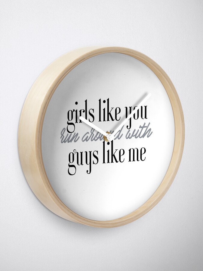 Alternate view of Maroon 5 - Girls Like You Clock