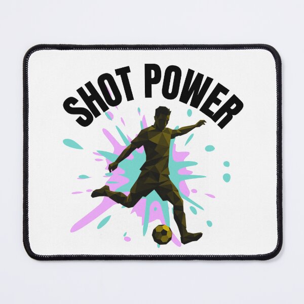 Item preview, Geometric Soccer Striker – Colorful Dynamic Football Shot Art designed and sold by Mania Graphix.