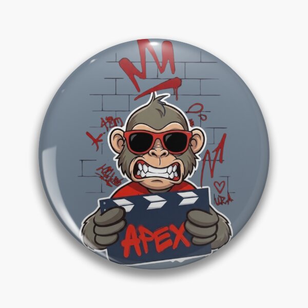 Item preview, APEX Outlaw Monkey - Streetwear Mugshot Mascot Graphic designed and sold by ApexCollectives.