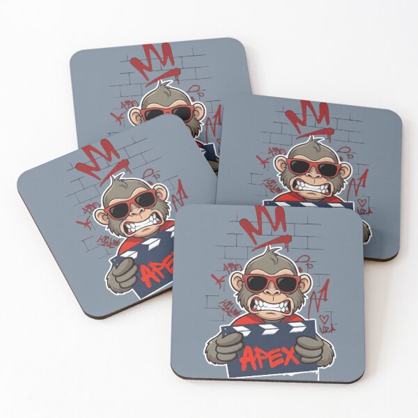 Item preview, APEX Outlaw Monkey - Streetwear Mugshot Mascot Graphic designed and sold by ApexCollectives.