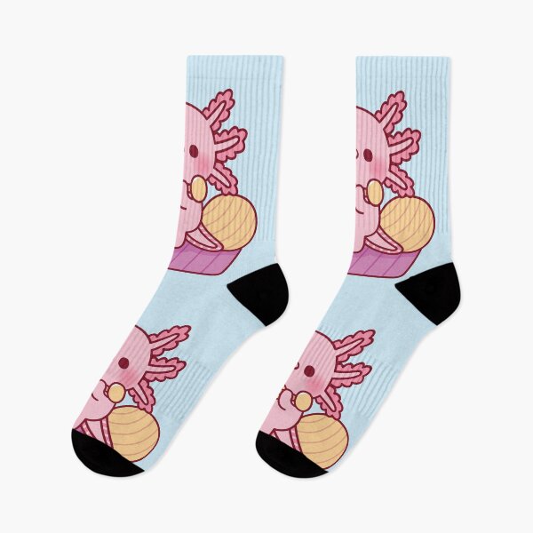 Item preview, Cute Axolotl Workout With Dumbbells designed and sold by rustydoodle.