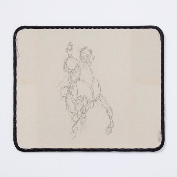 Item preview, Amazone by Henri de Toulouse-Lautrec | Equestrian Sketch Fine Art Print designed and sold by artofuniverse.