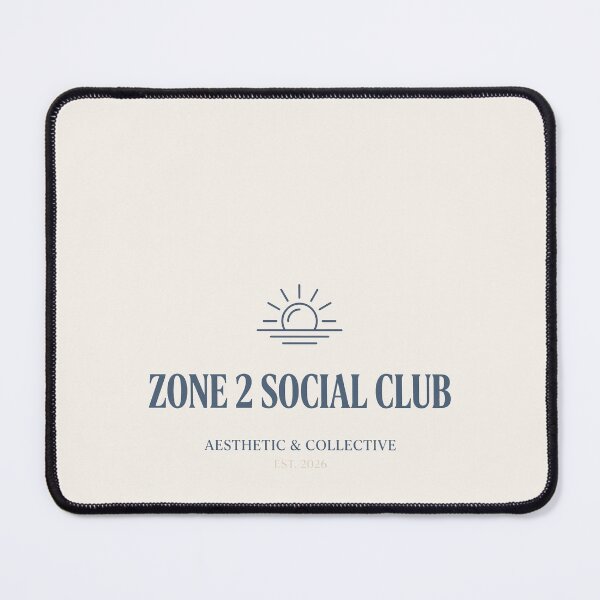 Item preview, Zone 2 Social Club Aesthetic Lifestyle Graphic designed and sold by SplashTastic.