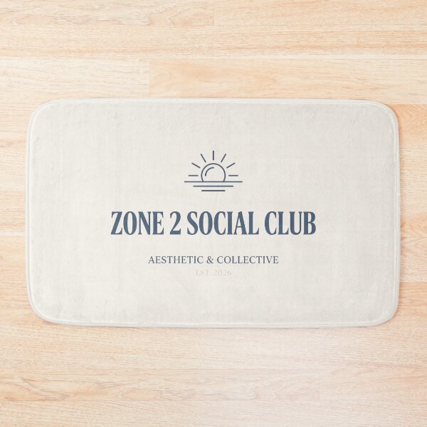 Item preview, Zone 2 Social Club Aesthetic Lifestyle Graphic designed and sold by SplashTastic.