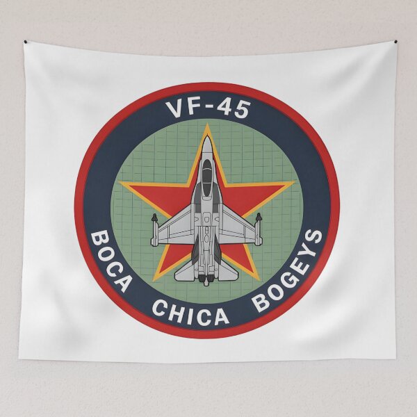 Item preview, VF-45 "Boca Chica Bogeys" Adversary Squadron Insignia designed and sold by CharlieDesings.