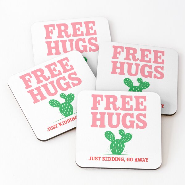 Item preview, Free Hugs Cactus Just Kidding Go Away designed and sold by Indoni.