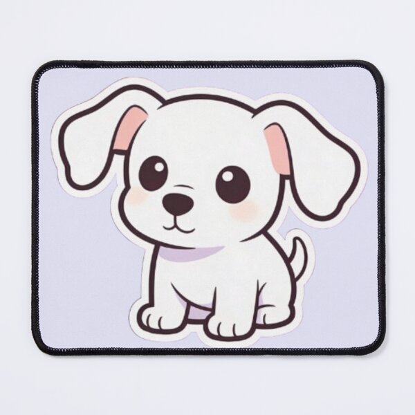 Item preview, Kawaii Chibi Dog Sticker designed and sold by Chromatic Artistry.