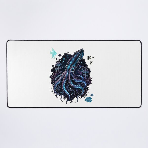 Item preview, Bioluminescent squid designed and sold by RajkaLunari.