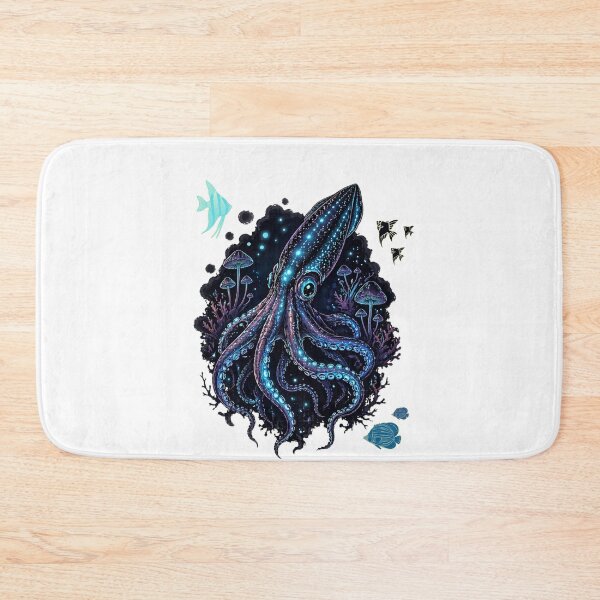 Item preview, Bioluminescent squid designed and sold by RajkaLunari.