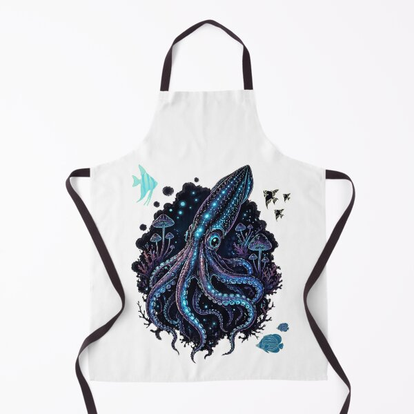 Item preview, Bioluminescent squid designed and sold by RajkaLunari.