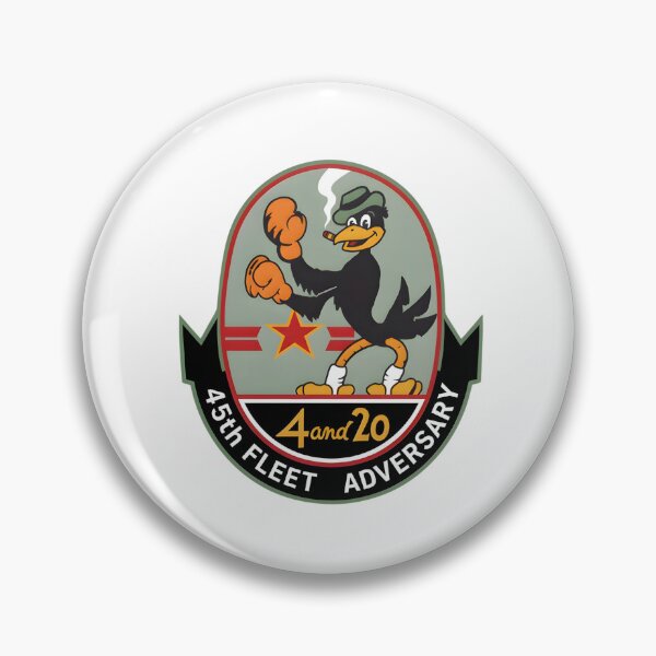 Item preview, 45th Fleet Adversary: The "4 and 20" Blackbird Patch designed and sold by CharlieDesings.
