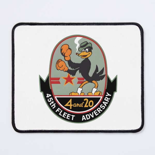 Item preview, 45th Fleet Adversary: The "4 and 20" Blackbird Patch designed and sold by CharlieDesings.
