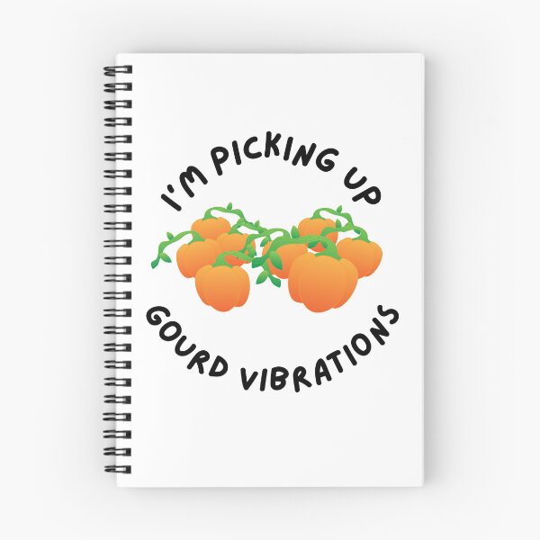 Item preview, I’m Picking Up Gourd Vibrations Funny Pumpkin Design designed and sold by DesignsbyDustin.