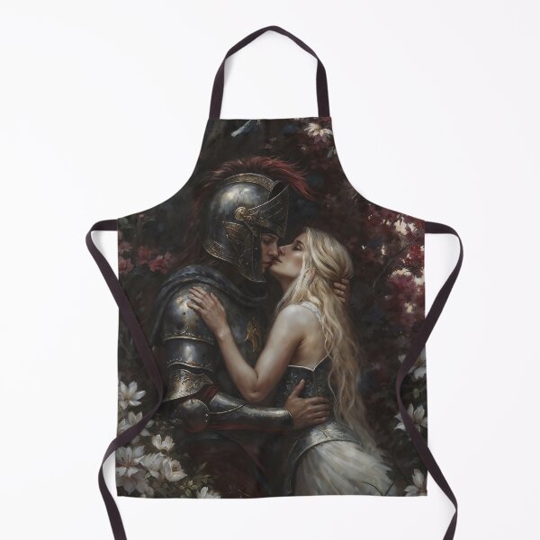 Item preview, Sapphic Knight And Lady Romantic Kiss Garden Art designed and sold by DarkHolyQueen.