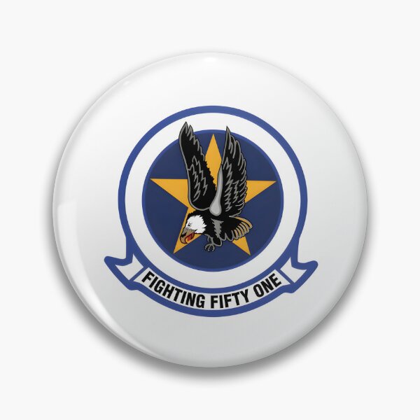 Item preview, VF-51 Fighting Fifty-One: Screaming Eagle Squadron Emblem designed and sold by CharlieDesings.