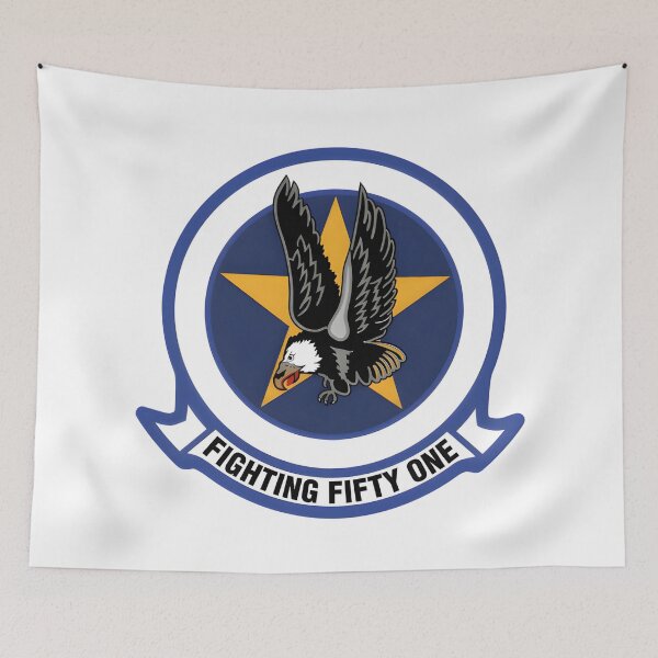 Item preview, VF-51 Fighting Fifty-One: Screaming Eagle Squadron Emblem designed and sold by CharlieDesings.