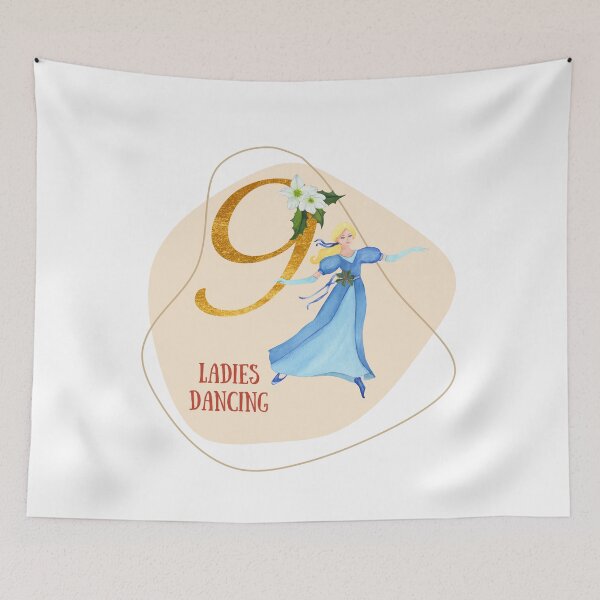 Item preview, Nine Ladies Dancing designed and sold by S-and-W-4ever.
