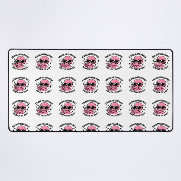 Item preview, Cute Pink Skull Phlebotomist Meme Shirt – Edgy Cool Goth Lab Tech Design for National Phlebotomists Recognition Week designed and sold by ClinicalHubs.