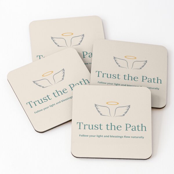 Item preview, Follow Your Light – Blessings Come Naturally Spiritual Typography Design designed and sold by CosmicQuietStudio.