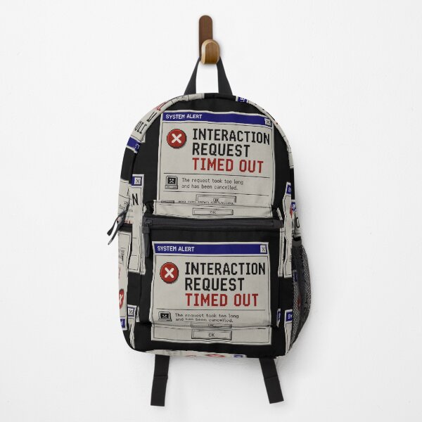 Item preview, Interaction Request Timed Out – Retro Computer Social Error Design designed and sold by Mad Factory Designs.