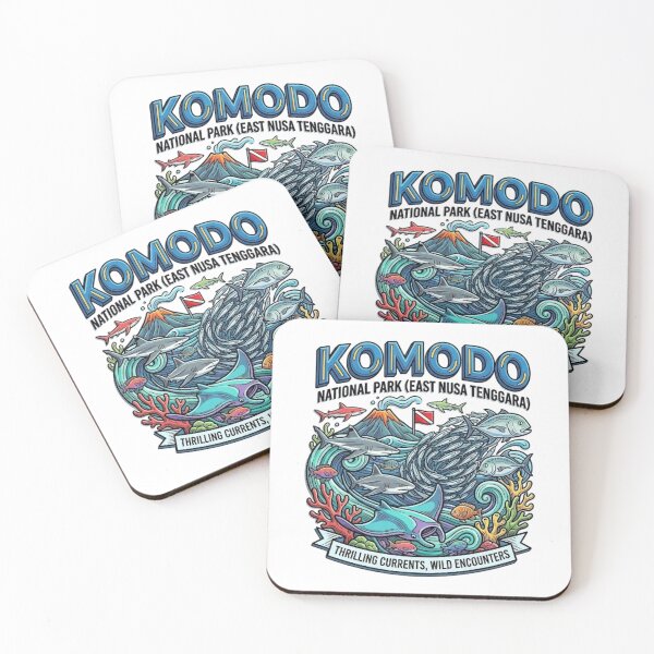 Item preview, KOMODO NATIONAL PARK designed and sold by likbatonboot.