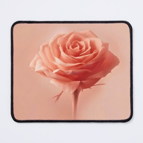 Item preview, Soft Peach Rose Minimalist Aesthetic Art Print | Elegant Floral Wall Art | Calm Romantic Decor designed and sold by sonsunarts.