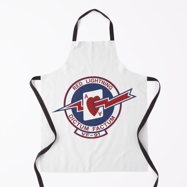 Item preview, VF-91 Red Lightning: Dictum Factum Ace of Hearts Emblem designed and sold by CharlieDesings.