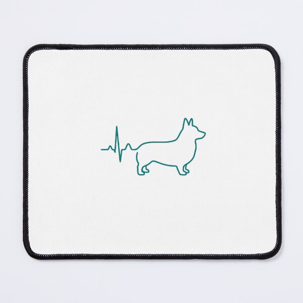 Item preview, Continuous Care Corgi Nurse | Minimalist EKG Heartbeat Art designed and sold by Corgi & co Shop.