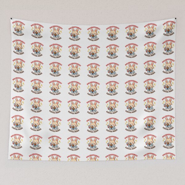 Item preview, Cute Bunny Phlebotomist Coffee Mode Funny Kawaii Animal Medical Tech National Phlebotomist Recognition Week Gift designed and sold by ClinicalHubs.