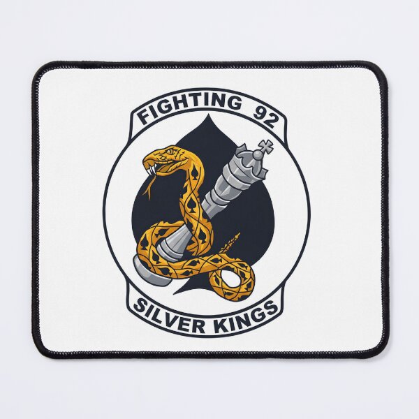 Item preview, VF-92 Silver Kings: Fighting Ninety-Two Spade and Snake Emblem designed and sold by CharlieDesings.