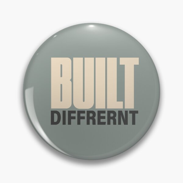 Item preview, Built Different Bold Motivational Statement T-Shirt designed and sold by DESIGN BUREAU .