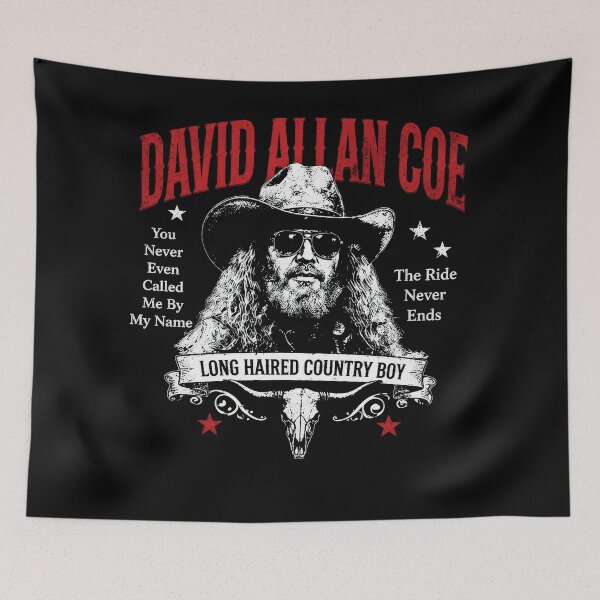 Item preview, David Allan Coe Memorial Tribute designed and sold by LiuTiuuu.