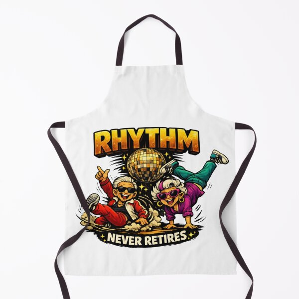 Item preview, Rhythm Never Retires designed and sold by AlignedThreads.